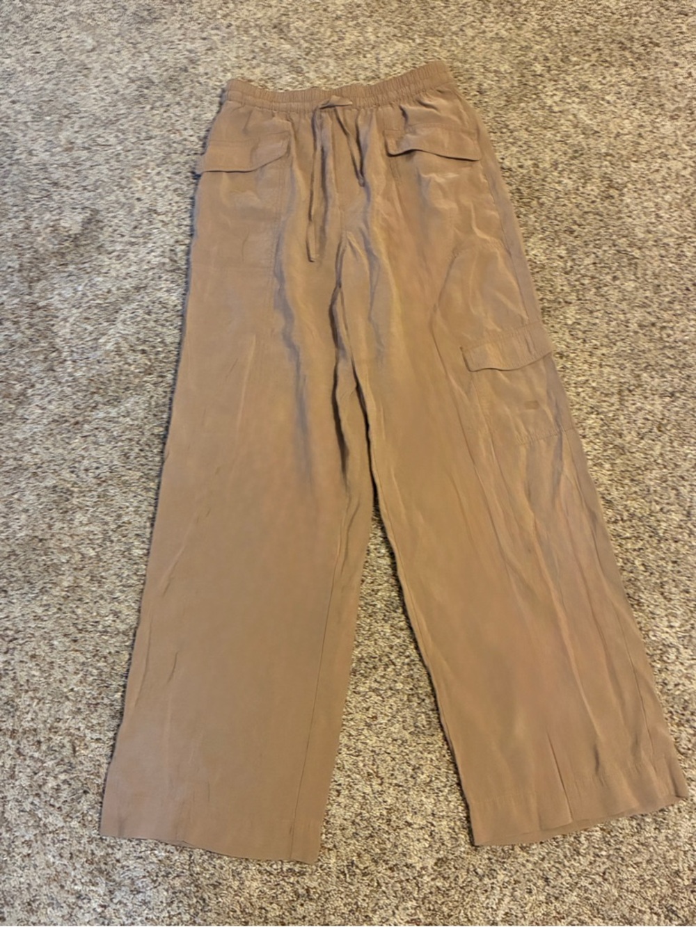 Madewell Wide Leg Drawstring Cargo Pants